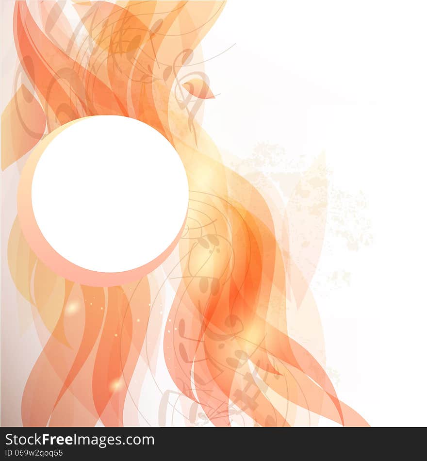 Abstract Floral Background