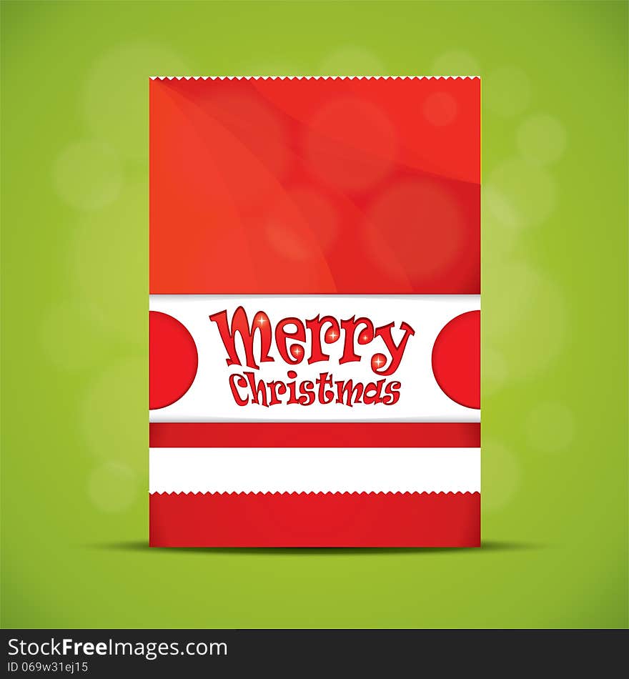 Red Christmas card