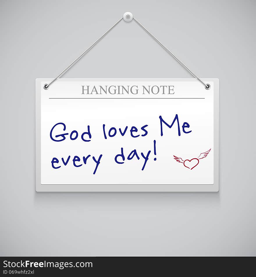 Hanging Note Board