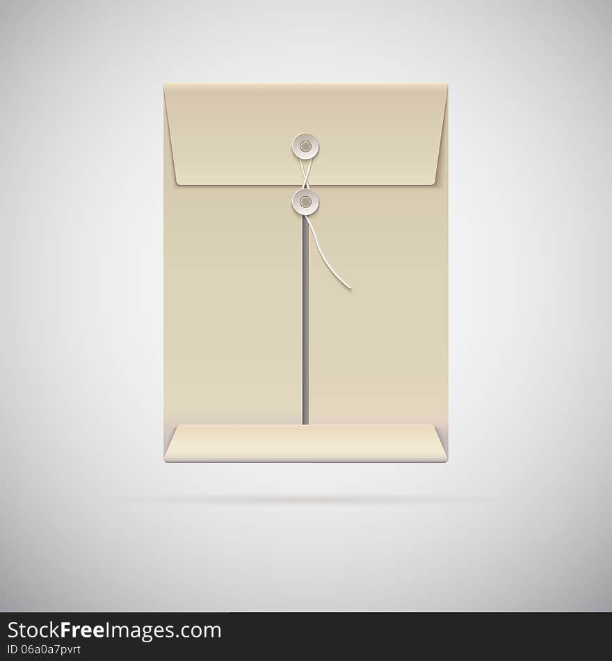 Vector illustration, envelope for your desing