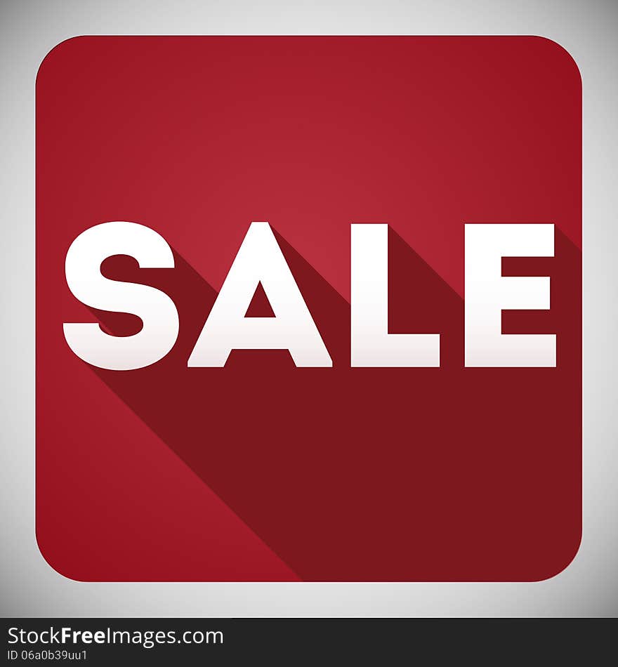 Sale, flat design icon for your business and promo