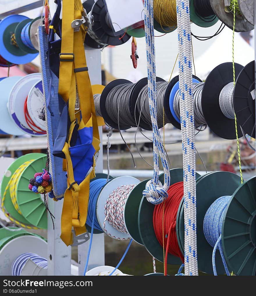 Ropes and cables for yachting