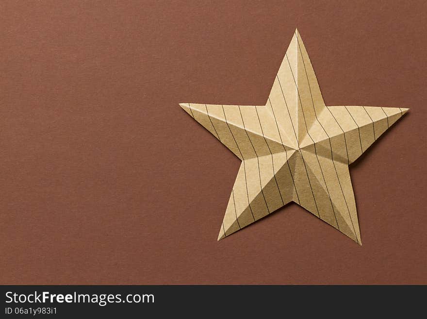 Origami star