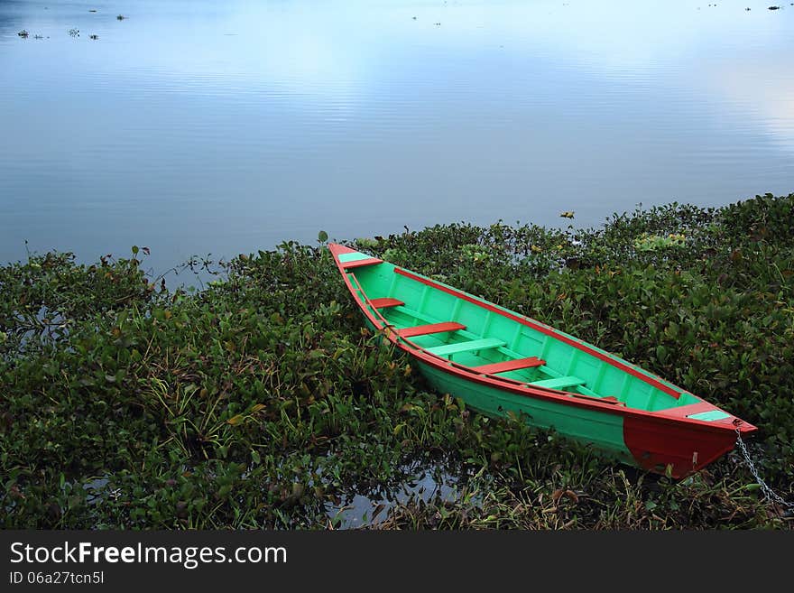 Boat In Fewa lake(Nepal).