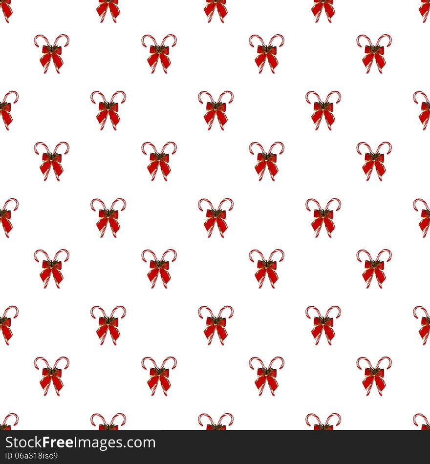 Seamless background of candy canes. Seamless background of candy canes.