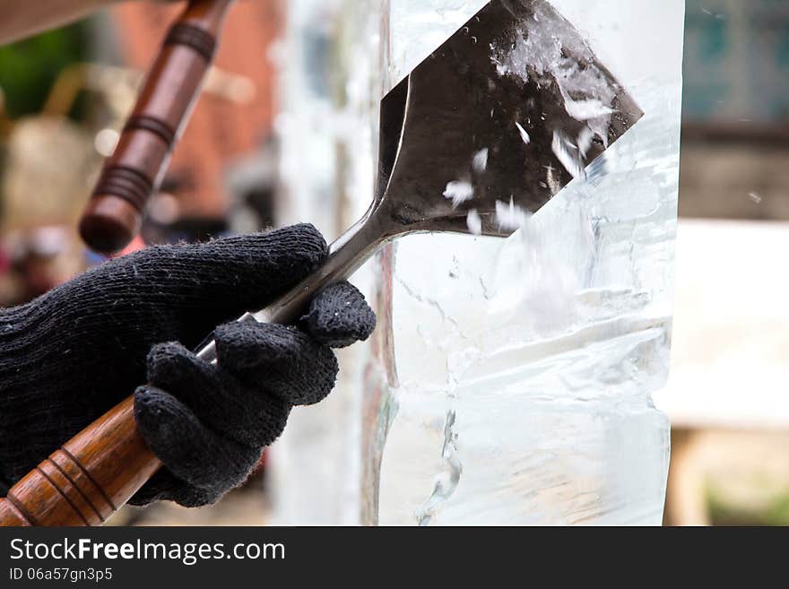 Ice Sculpture Carving