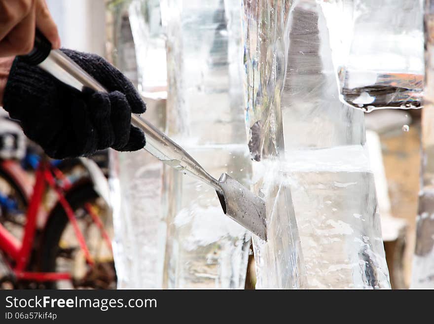 Ice Sculpture Carving