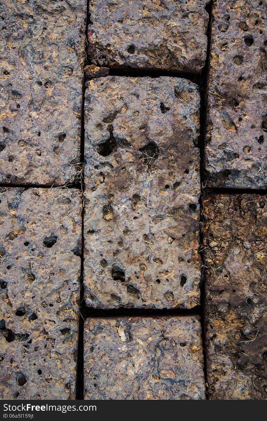 Cobblestone textured walkway closeup image background. Cobblestone textured walkway closeup image background