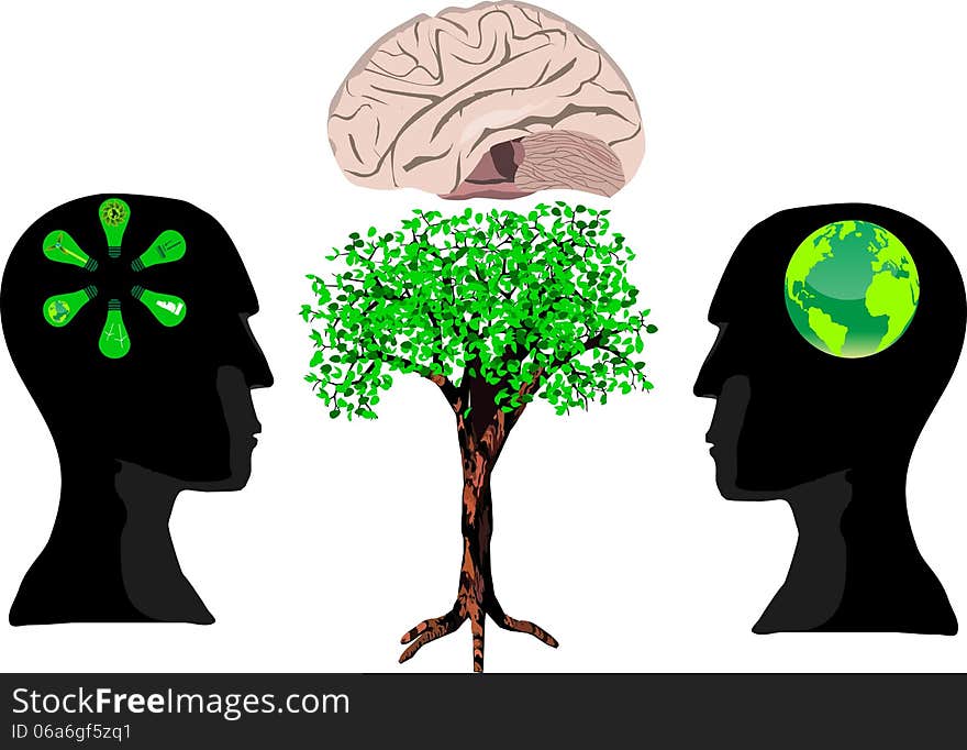 Conceptual image showing environmental responsibility of everyone. Conceptual image showing environmental responsibility of everyone