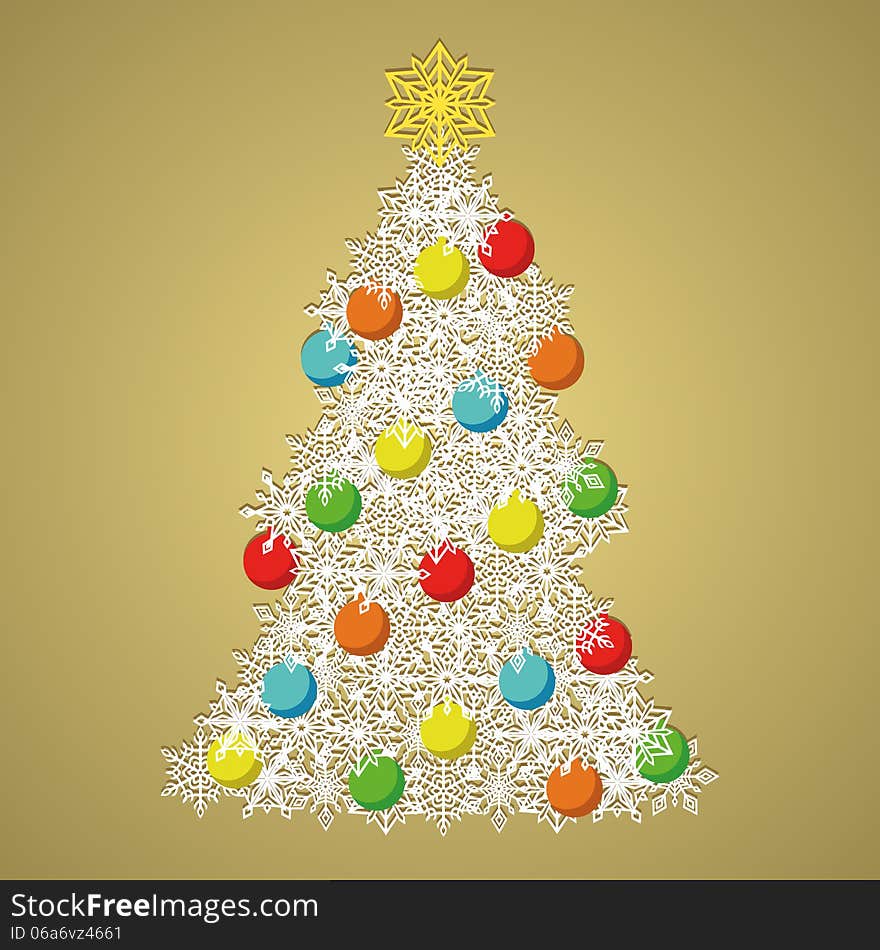 Vintage Christmas Tree