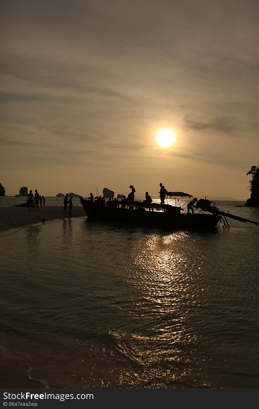 Outdoor shot of people silhouette. Outdoor shot of people silhouette