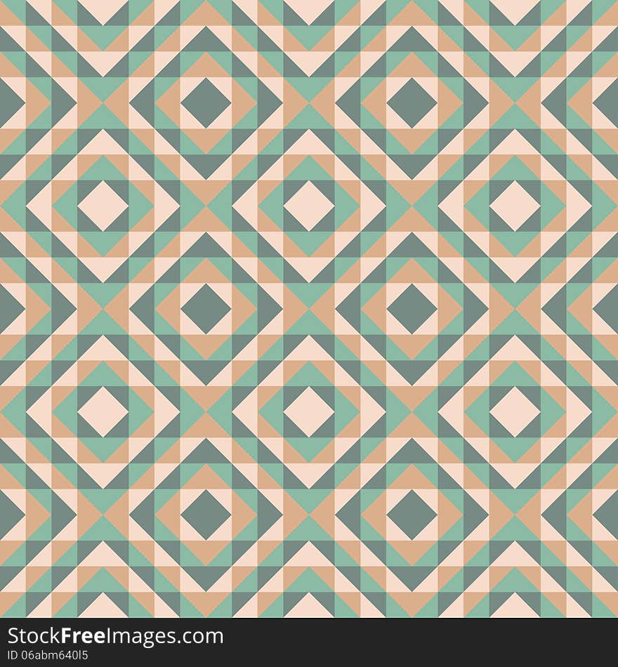 Seamless pattern with diamond design