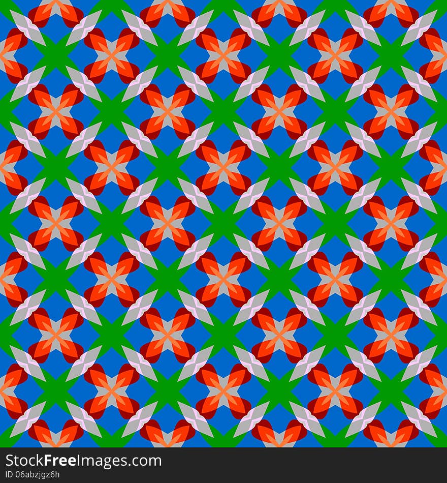 Colorful, Bright Seamless Pattern