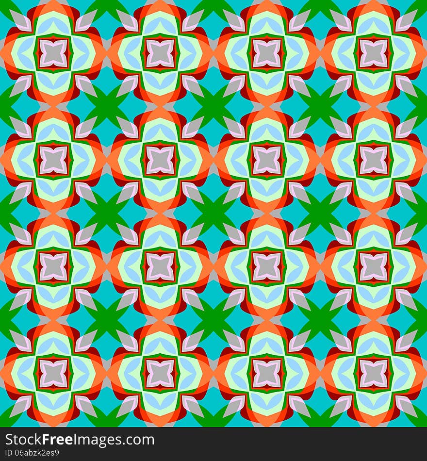 Colorful, Bright Seamless Pattern