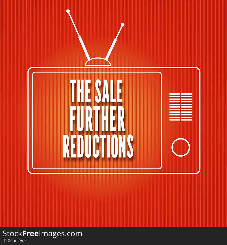 Silhouette Of A TV, The Sale Further Reduction