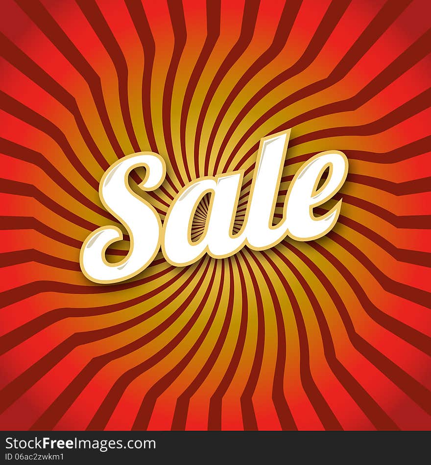 Lettering, Sale, Dynamic Background