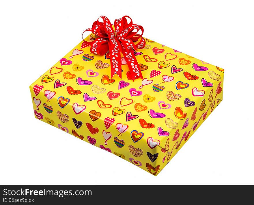 Gift With Red Bow