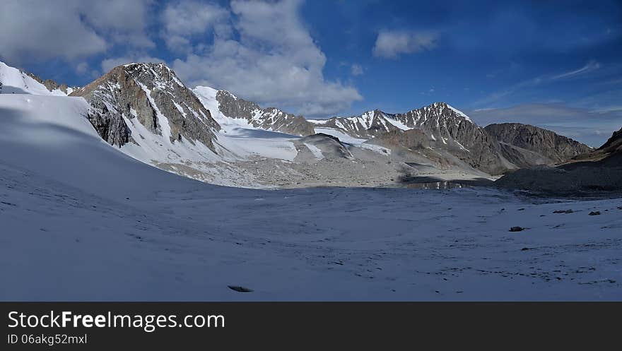 Tien Shan mountains in Kazakhstan, Central Asia