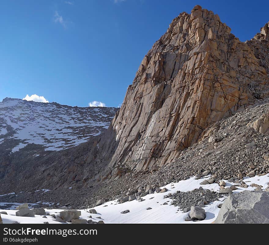 Tien Shan mountains in Kazakhstan, Central Asia