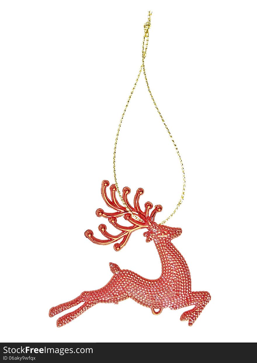 Hanging Red Reindeer