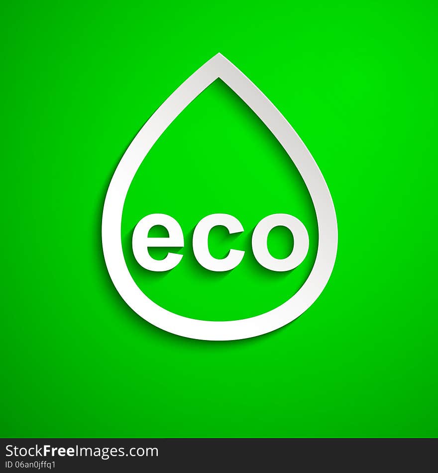 Eco Symbol. Design Element. Eps10