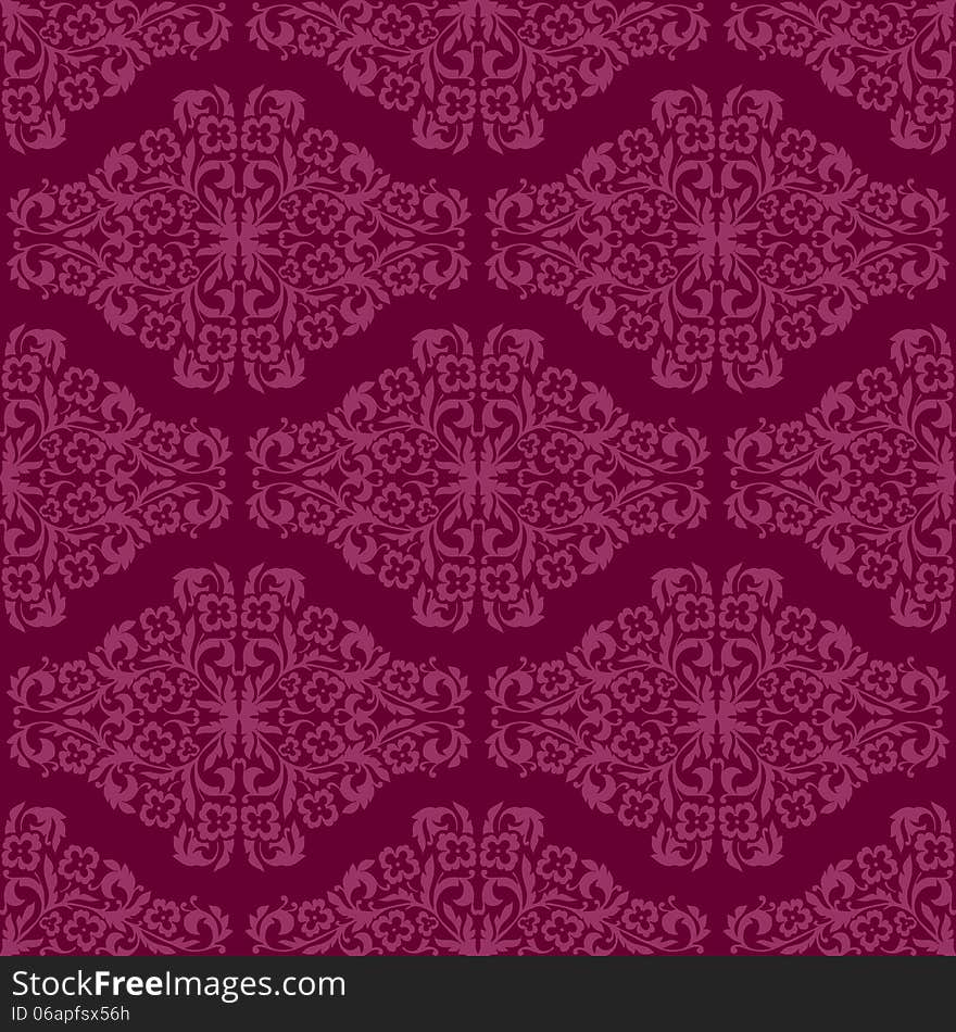 Vector seamless background with flowers. Vector seamless background with flowers