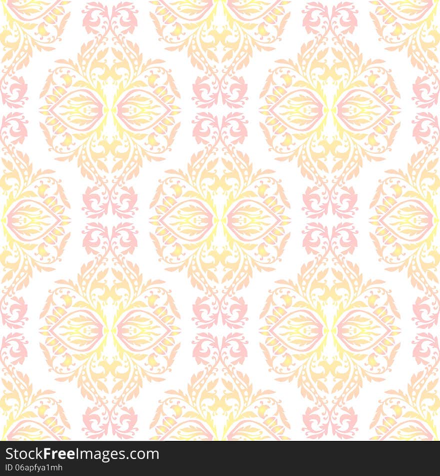 Vector seamless background with flowers. Vector seamless background with flowers