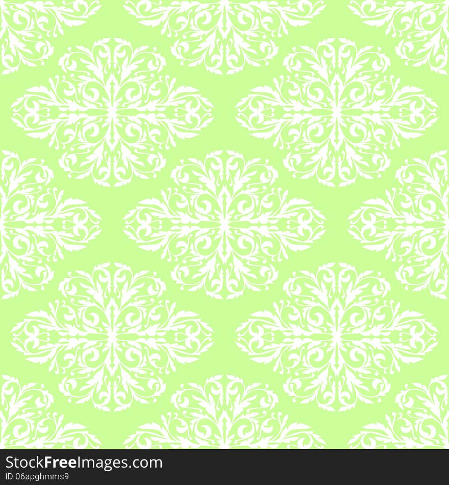 Vector seamless background with flowers. Vector seamless background with flowers