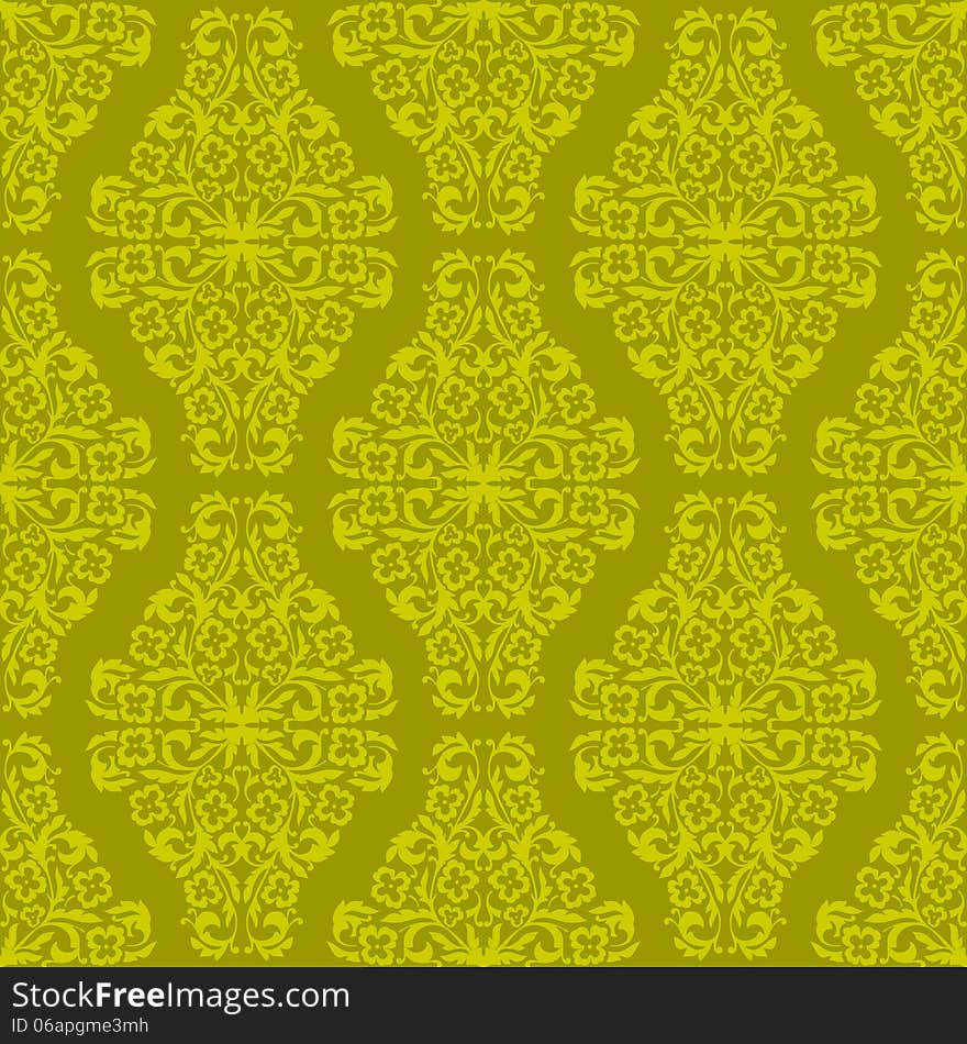 Vector seamless background with flowers. Vector seamless background with flowers