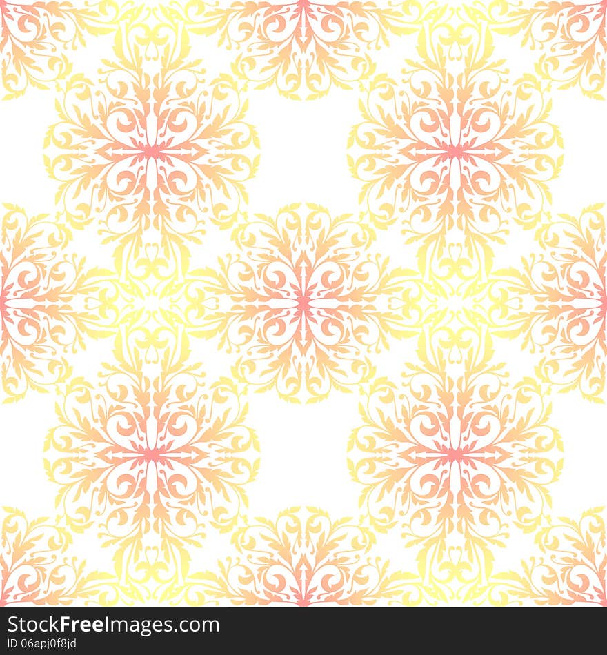 Vector seamless background with flowers. Vector seamless background with flowers