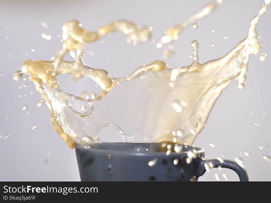 Coffee Was Splashing