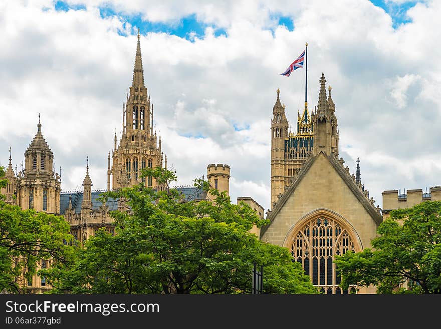 London - Partly View On Westminster Abbey