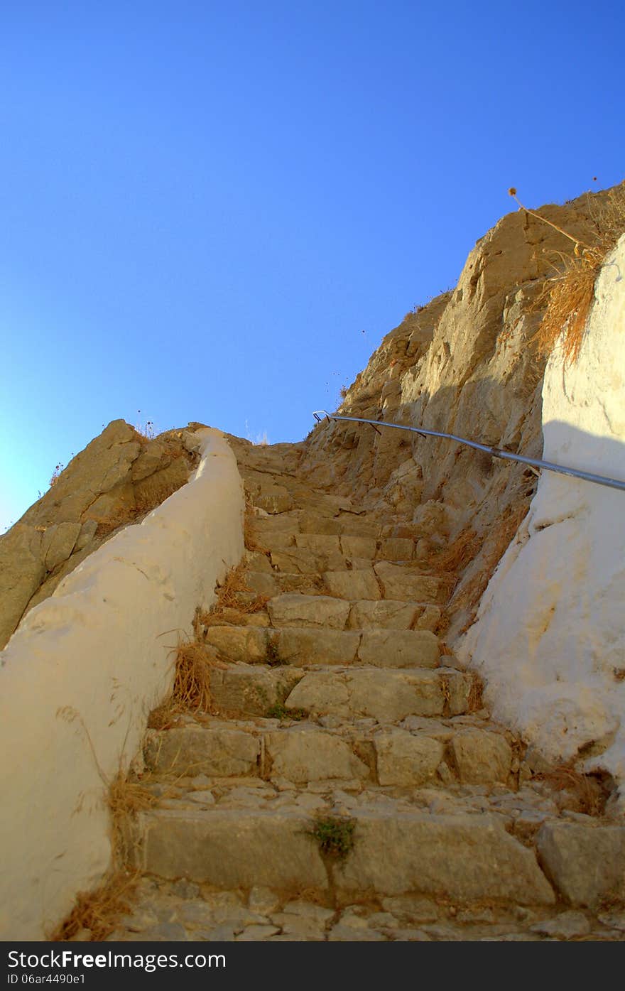 Stairway to heaven,Santorini,Greece