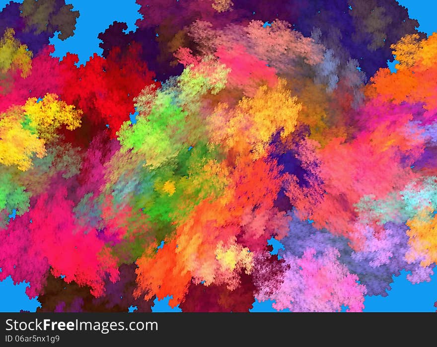 Colorful abstract background. Computer generated graphics.