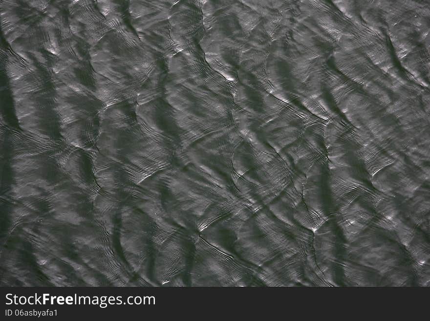 Beautiful wave of water background with ripples