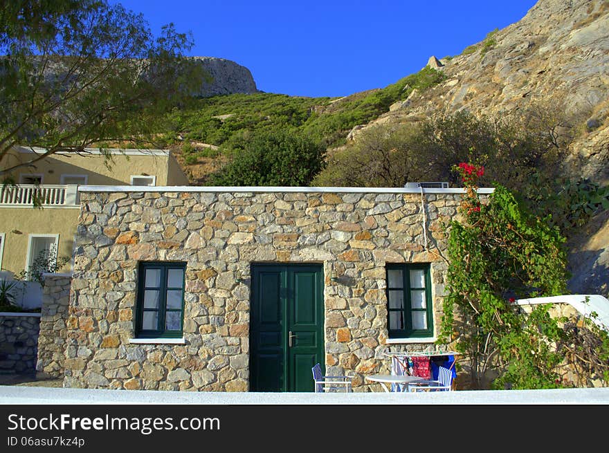 Picture taken at the foot of Messa Vouno Mountain, which reaches a height of 356m. above Kamari village Santorini island -one fascinating place. Picture taken at the foot of Messa Vouno Mountain, which reaches a height of 356m. above Kamari village Santorini island -one fascinating place.