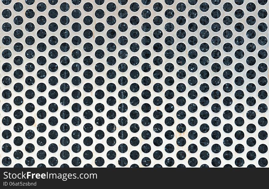 Metal Texture Background with Holes