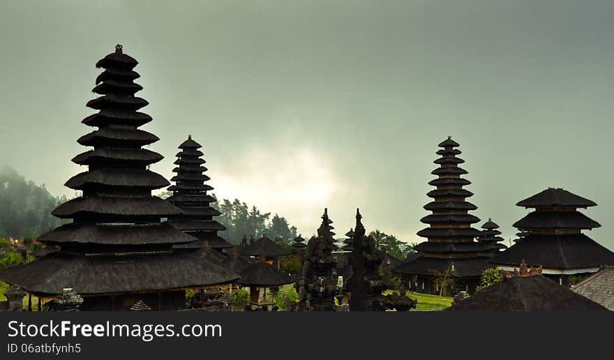 Pura Besakih, the Hindu temple in Bali island, Indonesia. Pura Besakih, the Hindu temple in Bali island, Indonesia.