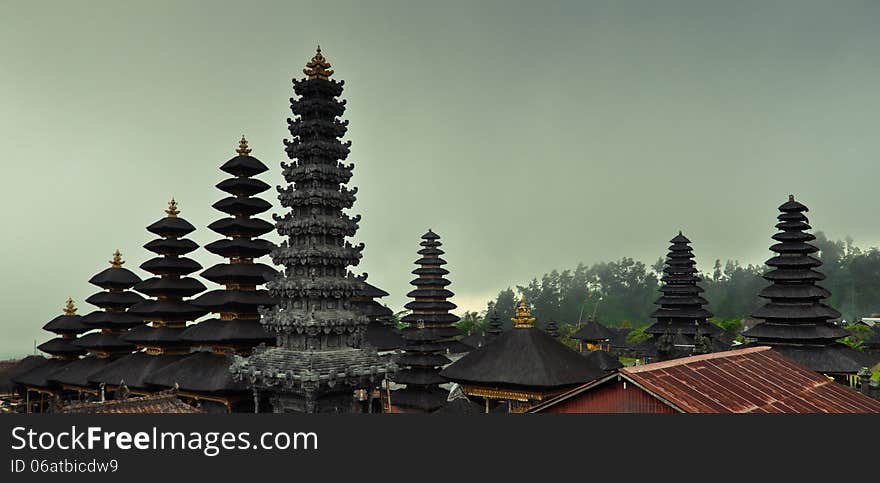 Pura Besakih, the Hindu temple in Bali island, Indonesia. Pura Besakih, the Hindu temple in Bali island, Indonesia.