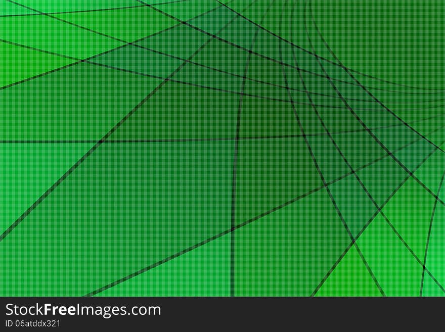 Graphic illustration of Abstract Green