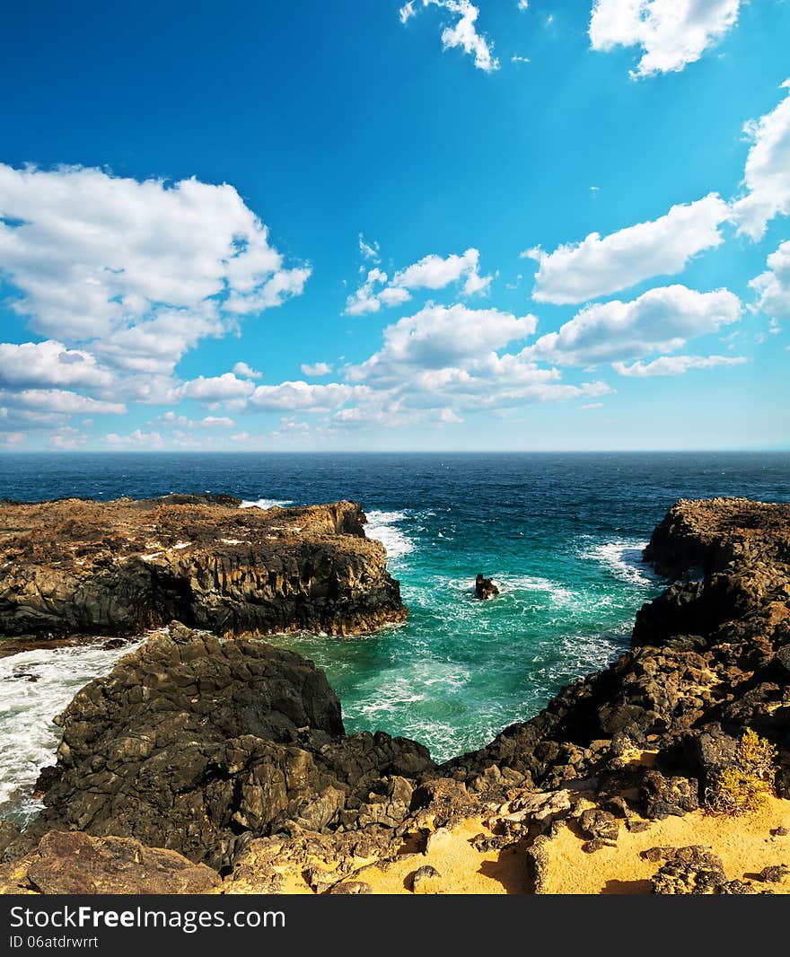 Beach of Lansarote - Canary island