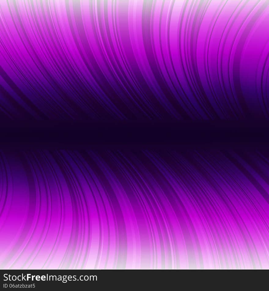 Abstract warped purple stripes colorful background