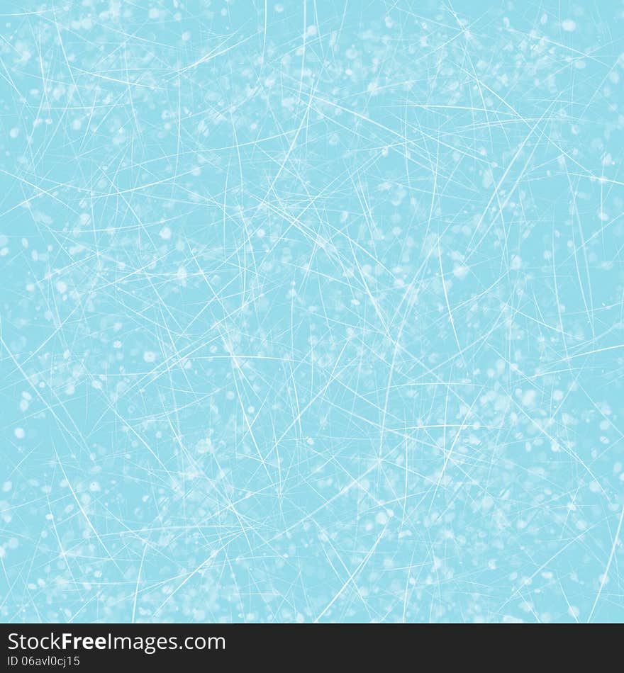 Ice background with scratches