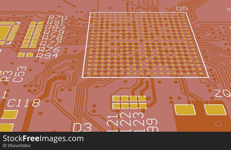 Making PCB is one of the stages of manufacture of the device. Making PCB is one of the stages of manufacture of the device