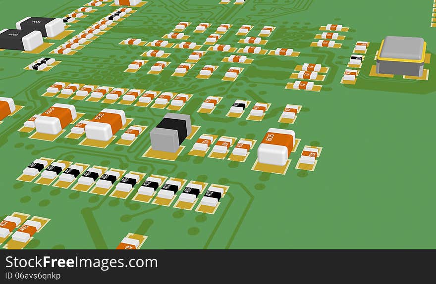 Making PCB is one of the stages of manufacture of the device. Making PCB is one of the stages of manufacture of the device