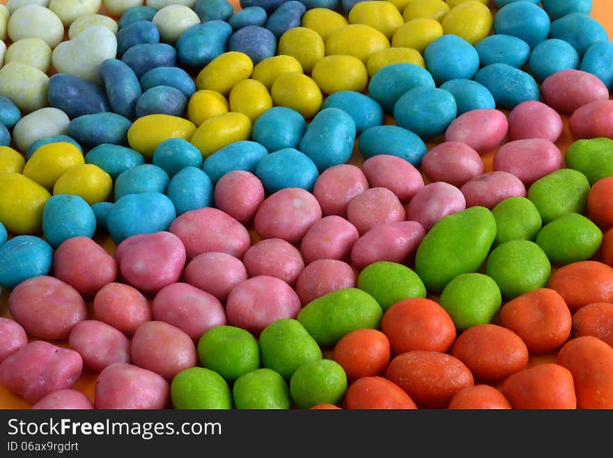 Multi-colored Candies  Background