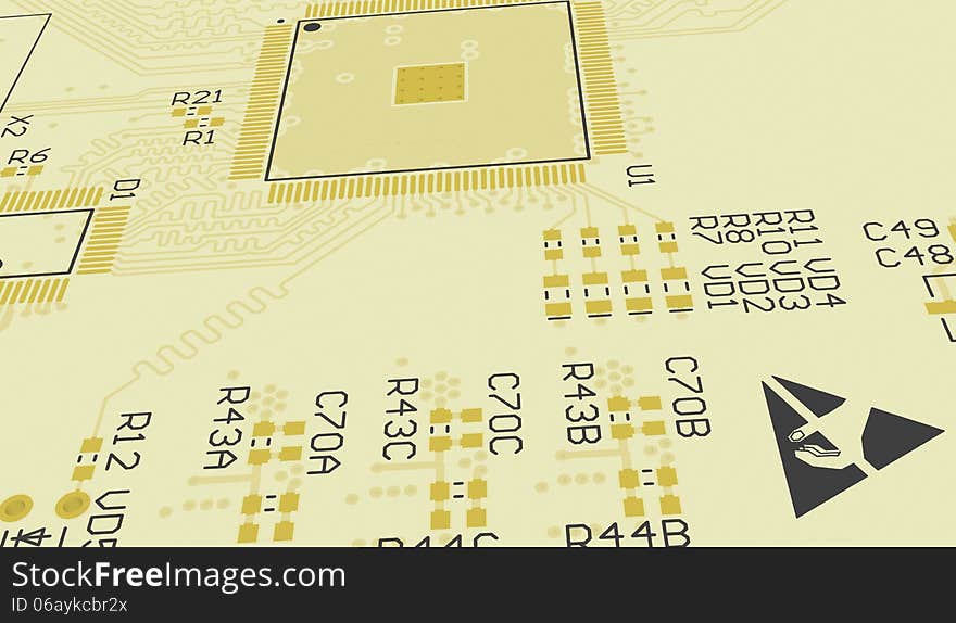 PCB yellow, don t touch.