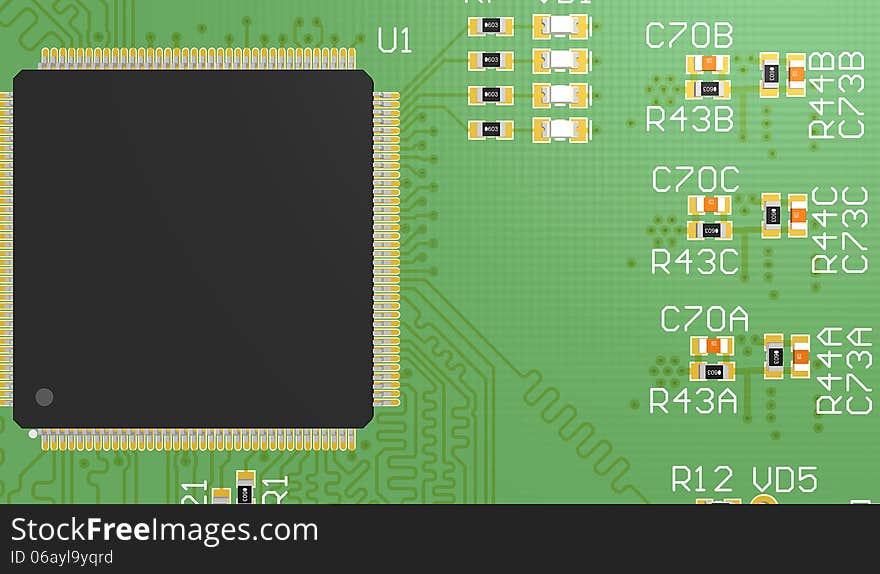 Making PCB is one of the stages of manufacture of the device. Making PCB is one of the stages of manufacture of the device