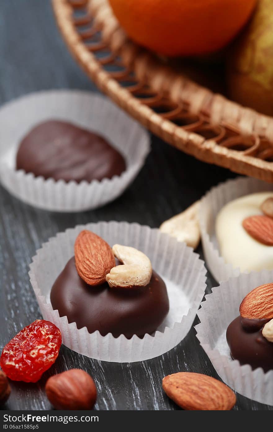 Chocolate And Fruits