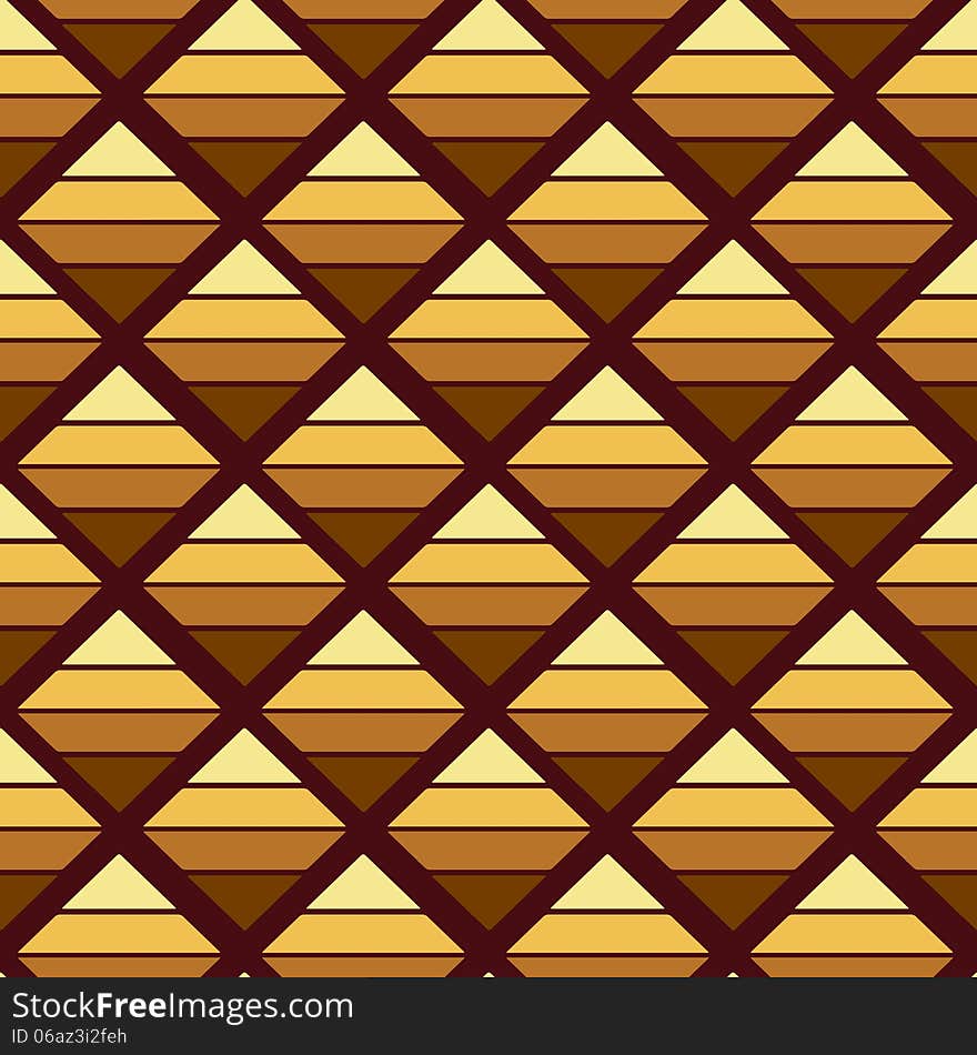 Abstract brown geometric background with triangles. Abstract brown geometric background with triangles